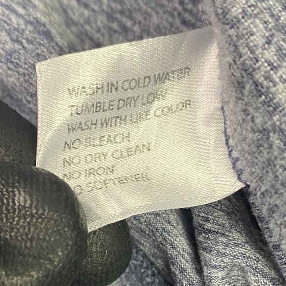 Rhoback Men's Hesi Performance Hoodie Small Heather Blue Lightweight Stretch - Picture 8 of 11